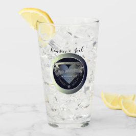 Copo De Pint 6 Iron Wedding Anniversário 3D Heart Emblem