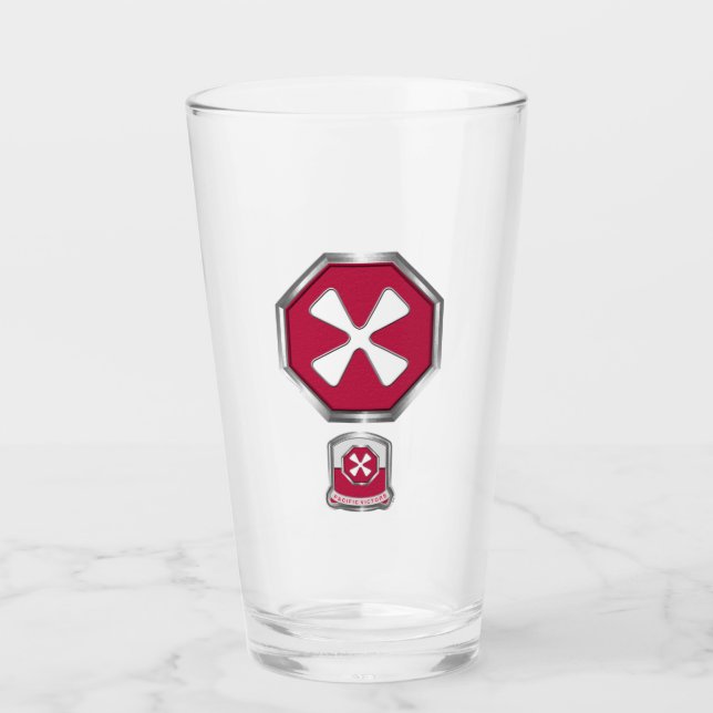 Copo De Pint 8º Patch do Exército e Insignia (Frente)