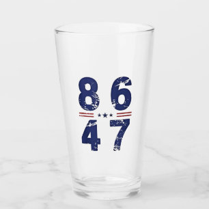 Copo De Pint 86 47 Anti Trump 8647 Estilo de Vintagem Retroativ