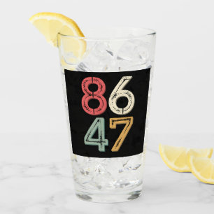 Copo De Pint 86 47 Anti Trump Estilo Retro Vintage Anos 80