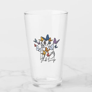 Copo De Pint 86 47 Camisa Floral Anti-Trump, Presidente Impeach