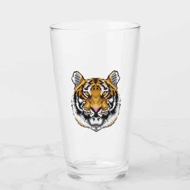 Copo De Pint 8 Bits Tigre (Frente)