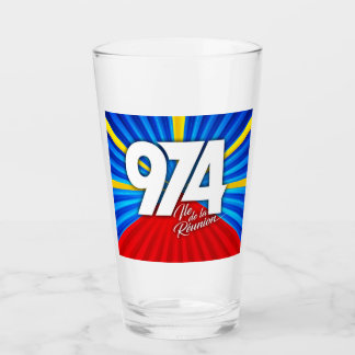 Copo De Pint 974 Ile de la Réunion - Drapeau réunionnais