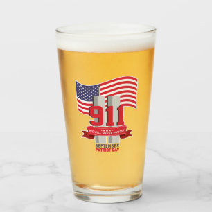 Copo De Pint 9.11 Dia Patriótico; Nunca Esqueça
