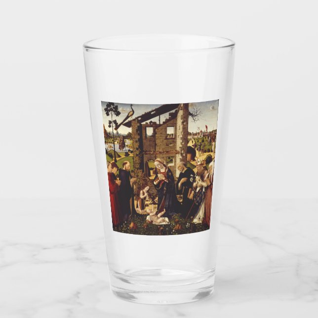 Copo De Pint A Adoração por Biagio d'Antonio Arte Medieval (Frente)