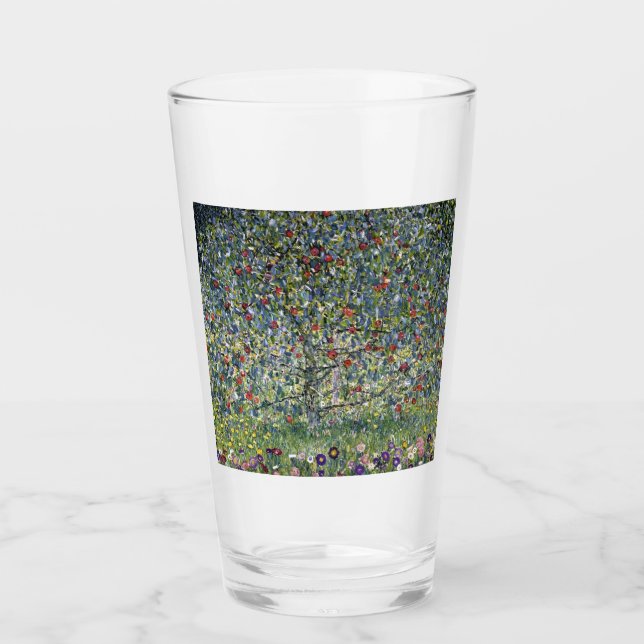 Copo De Pint A Árvore Apple (por Gustav Klimt) (Frente)