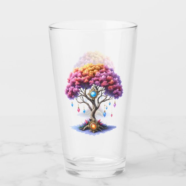 Copo De Pint A Árvore Celestial do Devir. (Frente)