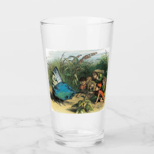 Copo De Pint A borboleta e o desenho das elfos