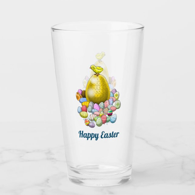 Copo De Pint A Caça ao Ovo do Pintinho de Páscoa (Frente)