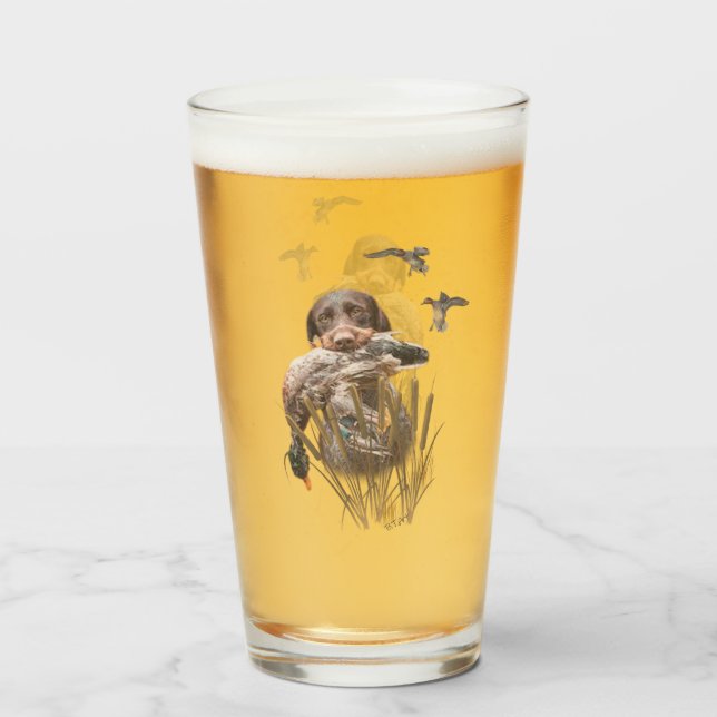 Copo De Pint A caça derradeira aos patos (Frente (Preenchido))