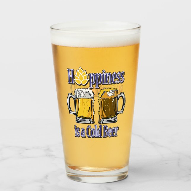 Copo De Pint A esperança é uma cerveja fria (Frente (Preenchido))