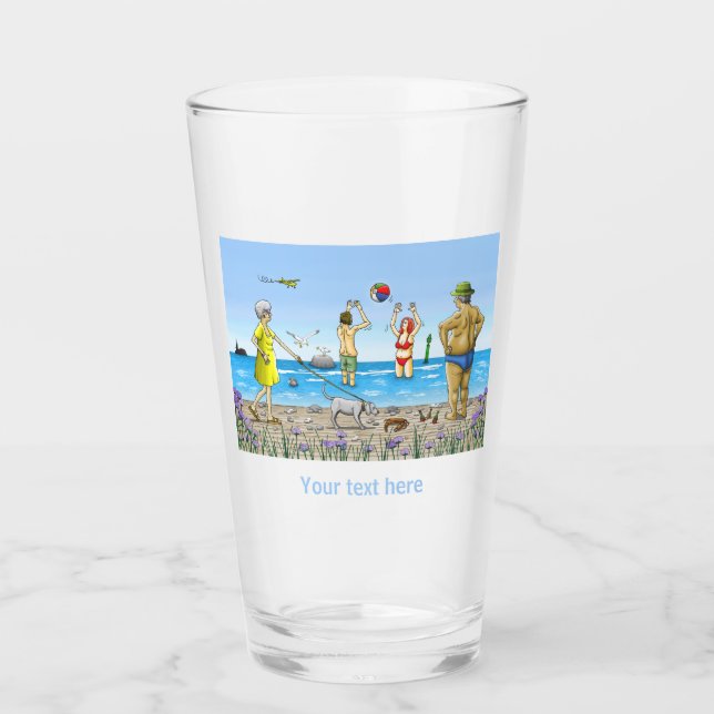 Copo De Pint A Festa de Verão na Praia (Frente)