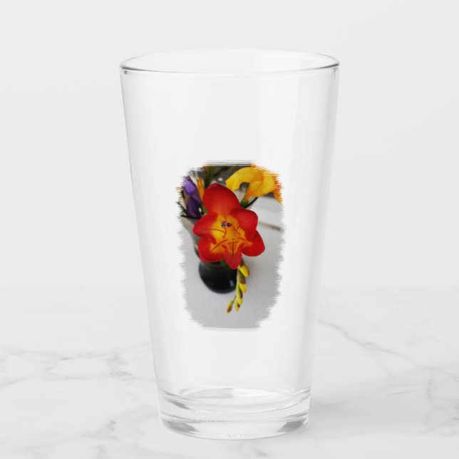 Copo De Pint A freesia vermelha (Frente)