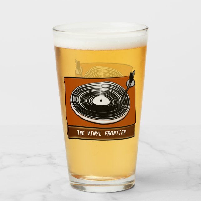Copo De Pint A fronteira do vinil (Traseira (Preenchido))