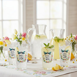 Copo De Pint A Magia da Primavera floral