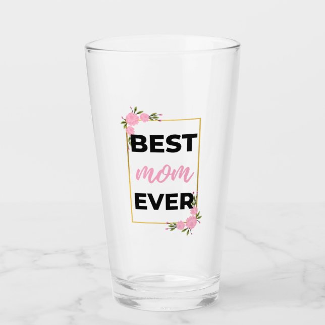 Copo De Pint A melhor mãe de sempre. (Frente)