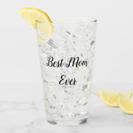 Copo De Pint A melhor mãe sempre escreve rosa