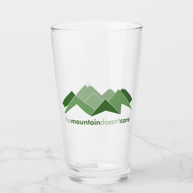 Copo De Pint A Montanha Não Se Importa (Frente)