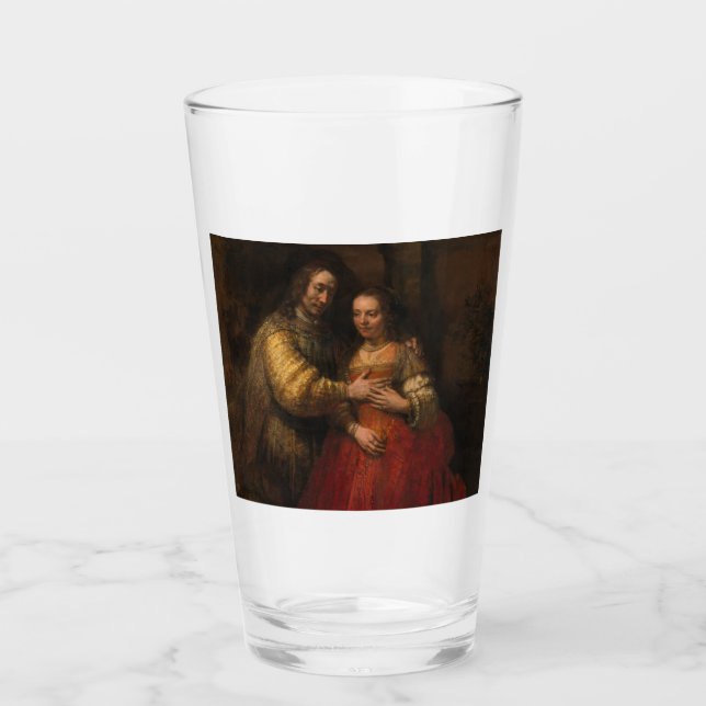 Copo De Pint A Noiva Judaica (por Rembrandt) (Frente)
