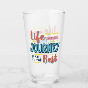 Copo De Pint A vida é uma citação de viagem