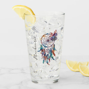 Copo De Pint Abanador Boho Aquarela