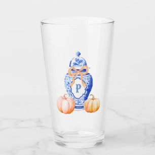 Copo De Pint Abóbora Chinoiserie Ginger Jar Monograma