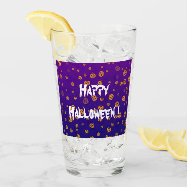 Copo De Pint Abóboras Jack do Halloween (Gelo frontal)