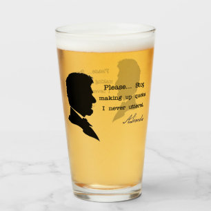 Copo De Pint Abraham Lincoln, por favor… Pare de compo citaç