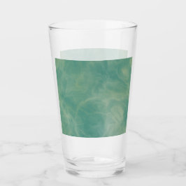 Copo De Pint abstrato de mármore verde