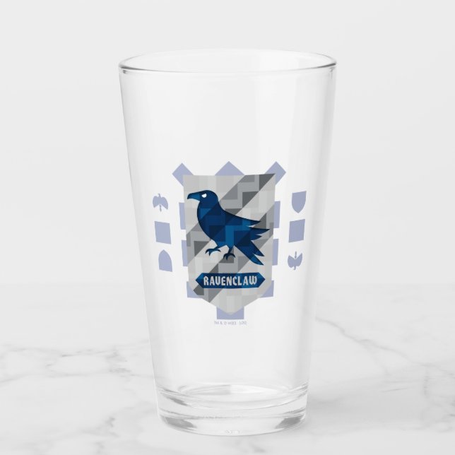Copo De Pint Abstrato Geométrico RAVENCLAW™ Crest (Frente)