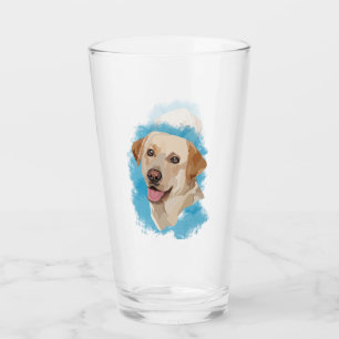 Copo De Pint Abstrato Labrador Art