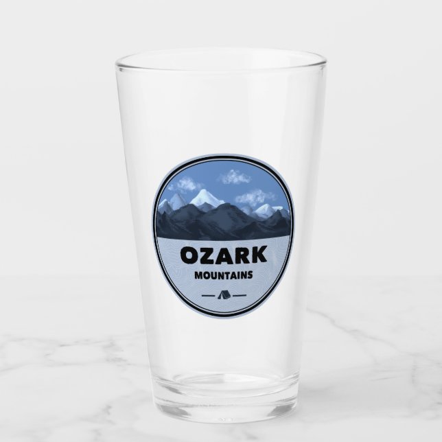 Copo De Pint Acampamento das Montanhas Ozark (Frente)