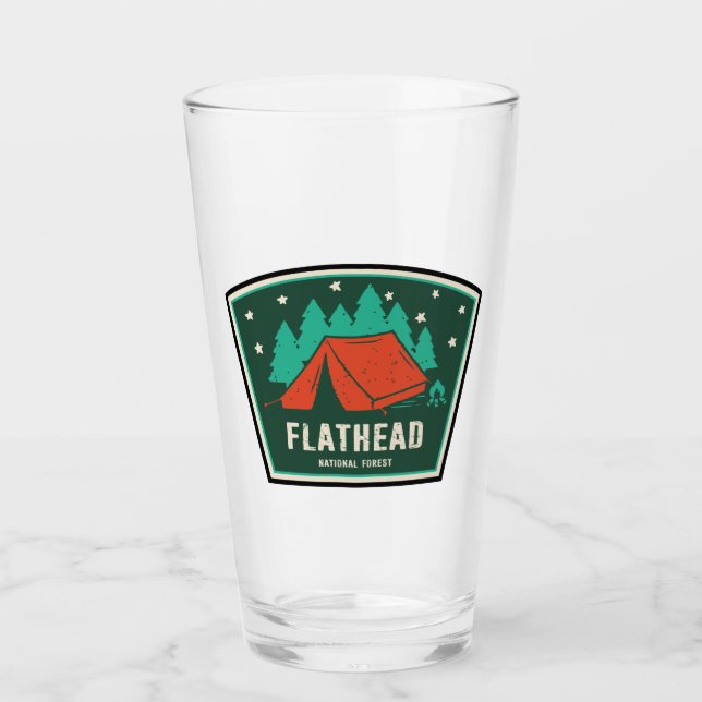 Copo De Pint Acampamento Florestal Nacional Flathead (Frente)