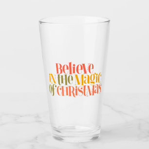 Copo De Pint Acredite na Mágica do Natal - Estilo Retroativo
