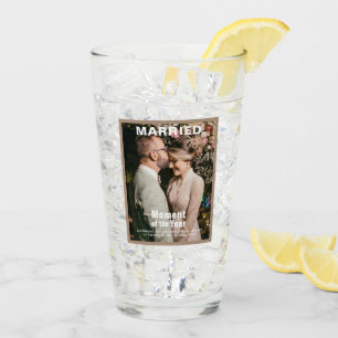 Copo De Pint Adicionando Foto de Casamento