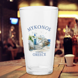 Copo De Pint Aegean Dreams: Mykonos in Watercolor
