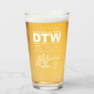 Copo De Pint Aeroporto de Detroit Metropolitan Wayne County DTW