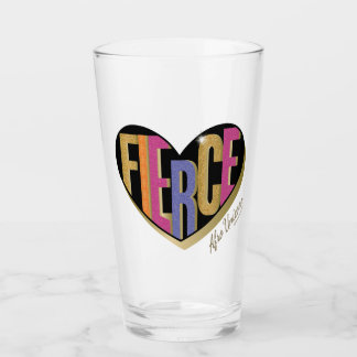 Copo De Pint Afro Unicorn Fierce Heart Design