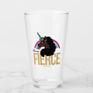 Copo De Pint Afro Unicorn Magia - Sempre feroz