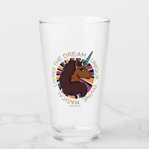 Copo De Pint Afro Unicorn Vivendo o Design do Sonho