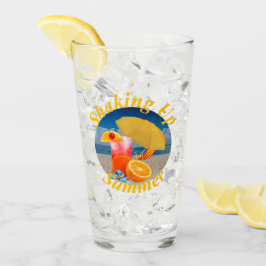 Copo De Pint Agitando no Verão