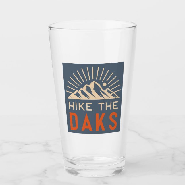 Copo De Pint Agite Os Daks Sunburst (Frente)