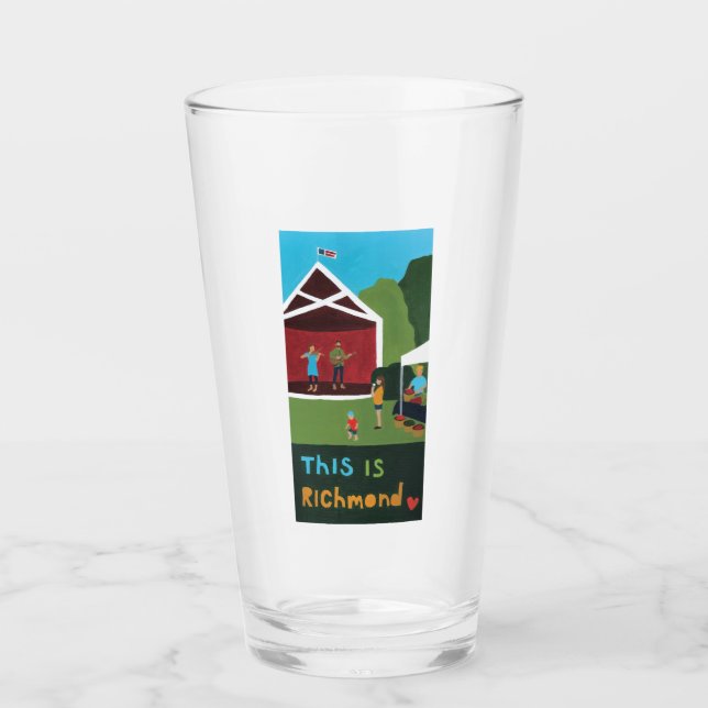 Copo De Pint Agricultores Mercado Richmond Glass (Frente)