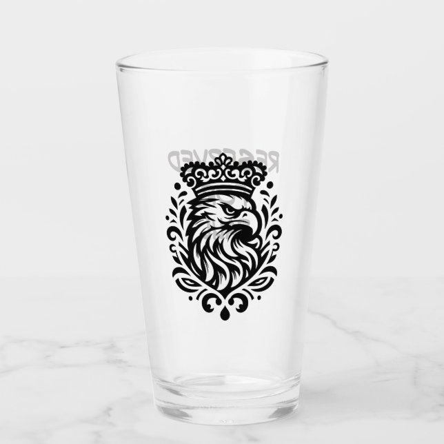 Copo De Pint Águia | RESERVADO | Ponto de Libbey personalizado  (Frente)