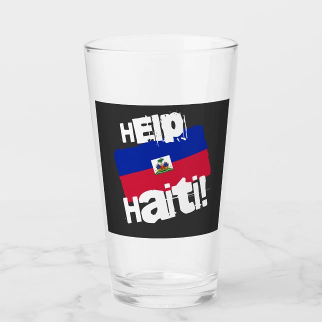 Copo De Pint Ajude o Haiti! (Frente)
