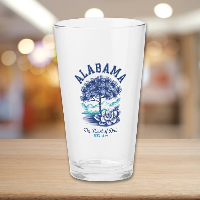 Copo De Pint Alabama State Pride – Camellia Flower and Tree  (Criador carregado)