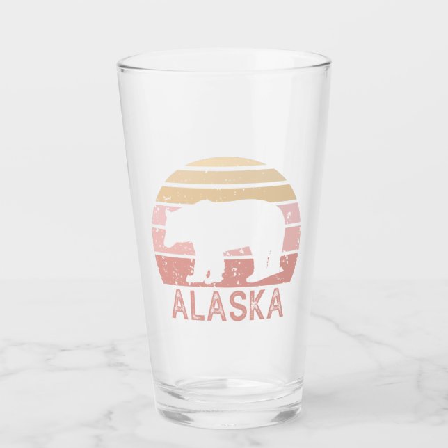 Copo De Pint Alaska Retro Bear (Frente)