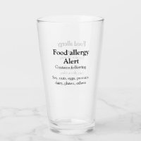 Alerta de alergia de comida adicionar nome texto i