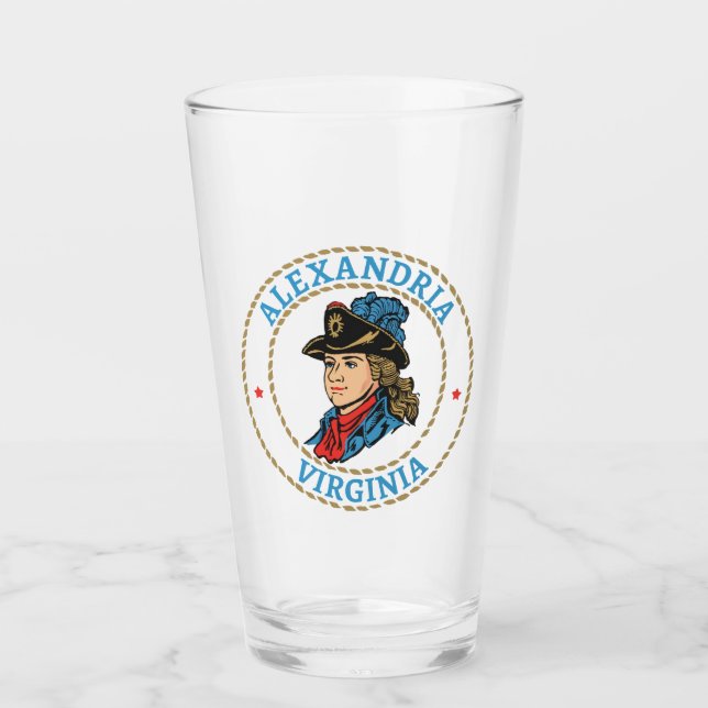 Copo De Pint Alexandria Virginia Colonial (Frente)