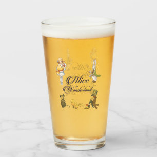 Copo De Pint Alice No País das Maravilhas